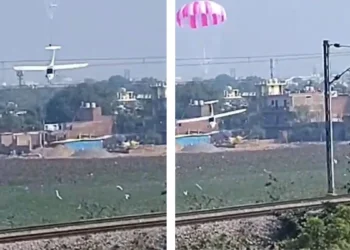 प्रयागराज में दो सीटों वाला विमान क्रैश, स्थानीय लोगों ने पायलट को बचाया, सेना हेलीकॉप्टर से मौके पर पहुंची