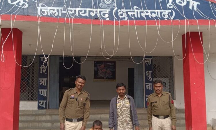 एसएसपी रायगढ़ शशि मोहन सिंह के निर्देश पर लैलूंगा पुलिस की मवेशी तस्करों के खिलाफ कार्रवाई