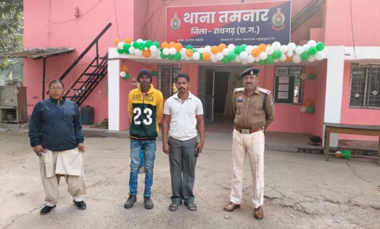 महिला से मारपीट की शिकायत पर तमनार पुलिस ने की त्वरित और सख्त कार्रवाई