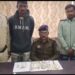 लाखों की चोरी का खुलासा, सूने घरों में सेंध लगाने वाले तीन आरोपी गिरफ्तार