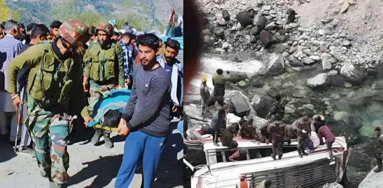 जम्मू-कश्मीर के डोडा में सेना का वाहन 200 फीट गहरी खाई में गिरा, 10 जवान शहीद और 7 घायल