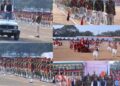 शहीद कर्नल विप्लव त्रिपाठी स्टेडियम में गणतंत्र दिवस समारोह की फुल ड्रेस रिहर्सल पूरी हुई
