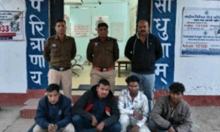 ट्रैक्टर चोरी मामले में घरघोड़ा पुलिस की त्वरित कार्रवाई, चार आरोपी गिरफ्तार, ट्रैक्टर-ट्रॉली बरामद