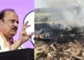 महाराष्ट्र के डिप्टी CM अजित पवार समेत पांच लोगों का प्लेन क्रैश में निधन