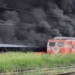 केरल के त्रिशूर रेलवे स्टेशन पर भीषण आग लगी , पार्किंग में खड़ी 200 से ज्यादा गाड़ियां  जल  गई , जाने पूरी जानकारी