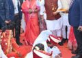 बौद्ध परंपराओं के साथ छह नवदंपत्तियों ने लिया जीवनभर साथ निभाने का संकल्प
