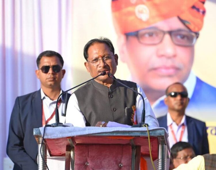 मजबूत समाज के निर्माण से ही समृद्ध और सशक्त राष्ट्र का निर्माण संभव : मुख्यमंत्री  विष्णुदेव साय