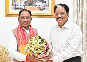 मुख्यमंत्री से राज्य नीति आयोग के नवनियुक्त उपाध्यक्ष गणेश शंकर मिश्रा ने की सौजन्य मुलाकात