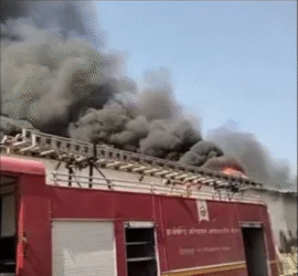 बिलासपुर के तिफरा इंडस्ट्रियल एरिया में भीषण आग, पेंट फैक्ट्री धधकी; दमकल की टीम मौके पर जुटी