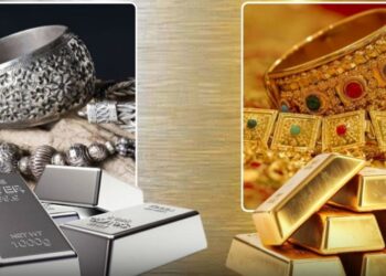 सोना-चांदी की कीमतों में गिरावट,24, 22 और 18 कैरेट गोल्ड के नए रेट जारी;खरीदारी से पहले जानें ताजा भाव