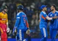 भारत की शानदार वापसी, जिम्बाब्वे को 72 रन से हराया, 256 रन बनाकर सेमीफाइनल की उम्मीदें मजबूत