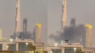 दुबई के बुर्ज खलीफा पर ईरान ने किया हमला, दुनिया की सबसे ऊंची इमारत के पास धमाके से  मचा हड़कंप