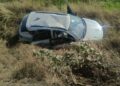 NH-49 पर मौत की रफ्तार का तांडव: फ्रॉनक्स और बोलेरो के बीच आमने-सामने की भिड़ंत, उछलकर खेत में पलटे वाहन