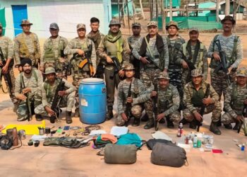 सुकमा में सुरक्षा बलों की बड़ी कार्रवाई, 18 किलो विस्फोटक  समेत नक्सलियों का डंप बरामद