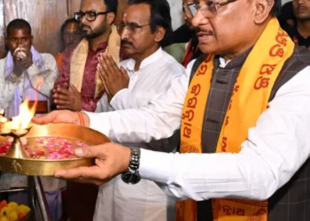 मुख्यमंत्री विष्णु देव साय ने जगन्नाथ मंदिर में की पूजा-अर्चना