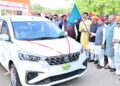 मुख्यमंत्री  साय ने 4 शासकीय वाहनों को दिखाई हरी झंडी:राजस्व विभाग को मिले नए वाहन, प्रशासनिक कार्यों में आएगी तेजी और सहूलियत
