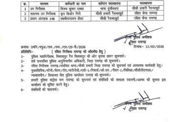 जुआ कार्यवाही में लापरवाही पर एसएसपी शशि मोहन सिंह सख्त, दो पुलिसकर्मी को किया गया लाइन अटैच