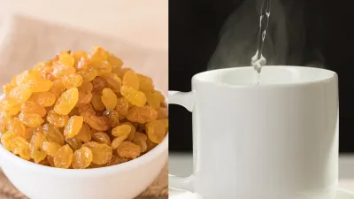 सुबह खाली पेट 1 गिलास गुनगुना पानी और भीगी किशमिश खाने से सेहत को ये फायदे मिलते हैं