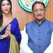 मुख्यमंत्री विष्णुदेव साय से मिस इंडिया छत्तीसगढ़ सुश्री अनुष्का सोन ने की सौजन्य मुलाकात : सदन का ऐतिहासिक सत्र सुनने विधानसभा पहुंची थी मिस इंडिया छत्तीसगढ़