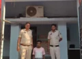 केबल तार व लोहे का एंगल चोरी का आरोपी गिरफ्तार, चौकी खरसिया पुलिस की कार्रवाई