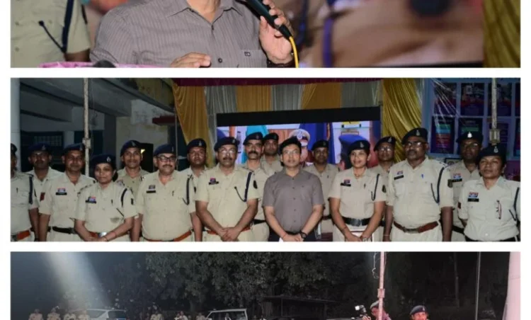 पुसौर में रायगढ़ पुलिस का वृहत जन-जागरूकता कार्यक्रम—साइबर सुरक्षा, सुदृढ बीट सिस्टम, नशा मुक्ति, वरिष्ठ नागरिकों के सम्मान का दिया गया संदेश
