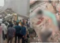 बड़ा हादसा: 3 मंजिला इमारत गिरने से एक की मौत, कई लोगों के मलबे में फंसे होने की आशंका