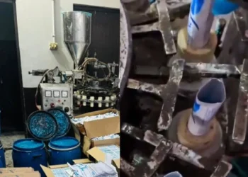 दिल्ली में नकली टूथपेस्ट फैक्ट्री का भंडाफोड़, लाखों का माल जब्त, आरोपी गिरफ्तार