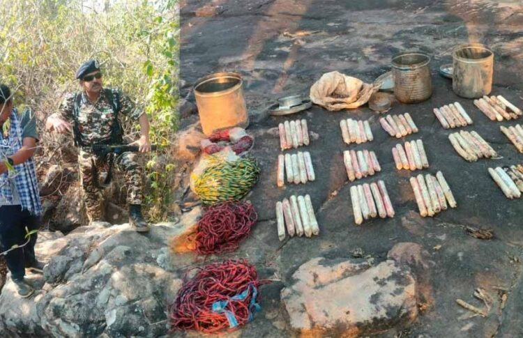 छत्तीसगढ़-ओडिशा सीमा पर CRPF का बड़ा एक्शन! जंगल से भारी विस्फोटक बरामद, नक्सली साजिश नाकाम