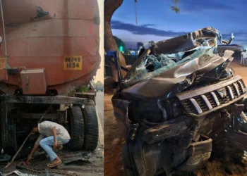 दर्दनाक सड़क हादसा: बोलेरो टैंकर से टकराई, 5 की मौत, कई घायल