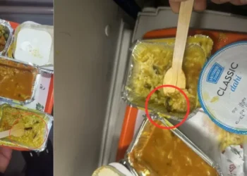 वंदे भारत एक्सप्रेस में खाने में मिला कीड़ा, वीडियो वायरल होने पर रेलवे ने वेंडर पर लगाया 10 लाख का भारी जुर्माना