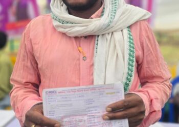 मुख्यमंत्री बिजली बिल भुगतान समाधान योजना से धनंजय तिवारी को मिली 14 हजार से अधिक रूपये की राहत
