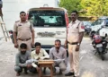 पंडरीपानी रेलवे पुल के पास तलवार लहराकर लोगों में दहशत फैलाने वाले तीन आरोपी गिरफ्तार