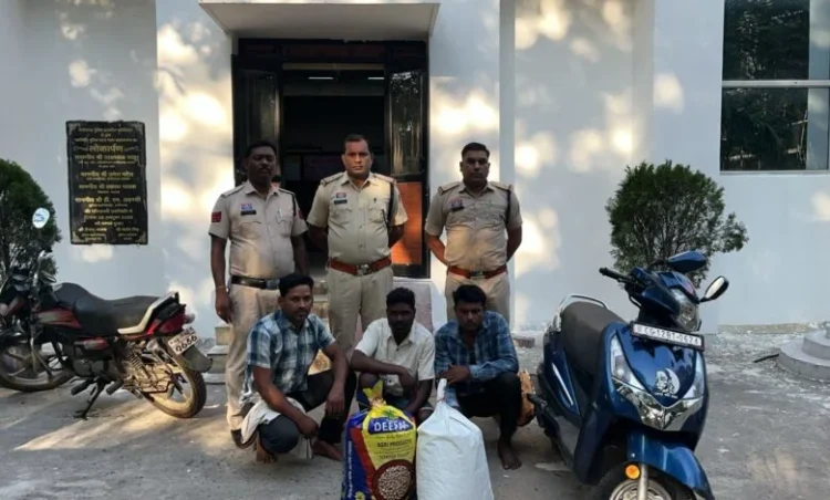 “ऑपरेशन आघात” के तहत लगातार दूसरे दिन गांजा तस्करों पर रायगढ़ पुलिस की बड़ी कार्रवाई