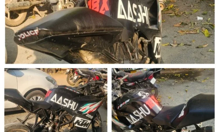 मॉडिफाई साइलेंसर और तेज रफ्तार से लोगों को परेशान करना पड़ा भारी — लैलूंगा पुलिस ने KTM बाइक चालक को पकड़ा, बाइक जप्त कर की गई वैधानिक कार्रवाई