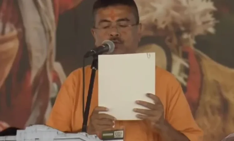 शुभेंदु अधिकारी बने पश्चिम बंगाल के नए CM, दिलीप घोष और अग्निमित्रा पाल समेत 5 मंत्रियों ने भी ली शपथ