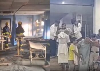 प्राइवेट हॉस्पिटल के ICU में लगी भीषण आग, कई मरीजों की मौत, अस्पताल में मची अफरातफरी