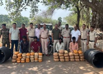 छत्तीसगढ़ पुलिस की बड़ी कार्रवाई, 36 लाख रुपए से अधिक गंजा के साथ 5 नाबालिग गिरफ्तार