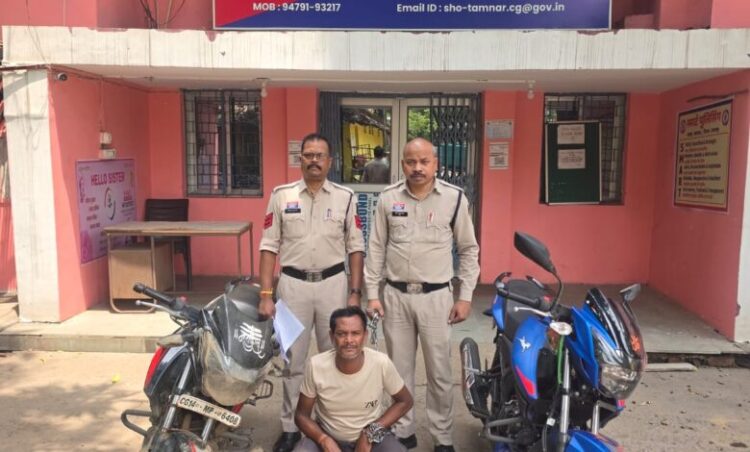 तमनार में 2 लाख रुपये की उठाईगिरी में रायगढ़ पुलिस को मिली बड़ी सफलता, पुलिस टीम ने शातिर आरोपी को जशपुर से किया गिरफ्तार