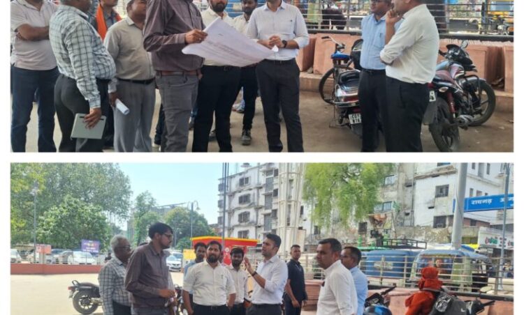 शीघ्र ही नए स्वरूप में नजर आएगा रायगढ़ रेलवे स्टेशन, कलेक्टर ने रेलवे अधिकारियों के साथ किया सौंदर्यीकरण एवं उन्नयन कार्यों का निरीक्षण