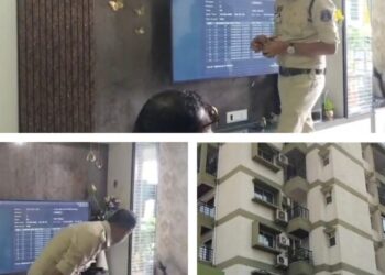 ओम हाइट्स के सूने मकान में चोरी, पुलिस जांच में जुटी
