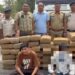 छत्तीसगढ़ में अंतरराज्यीय गांजा तस्करी का भंडाफोड़, 1.44 करोड़ के गांजा के साथ 2 तस्कर गिरफ्तार
