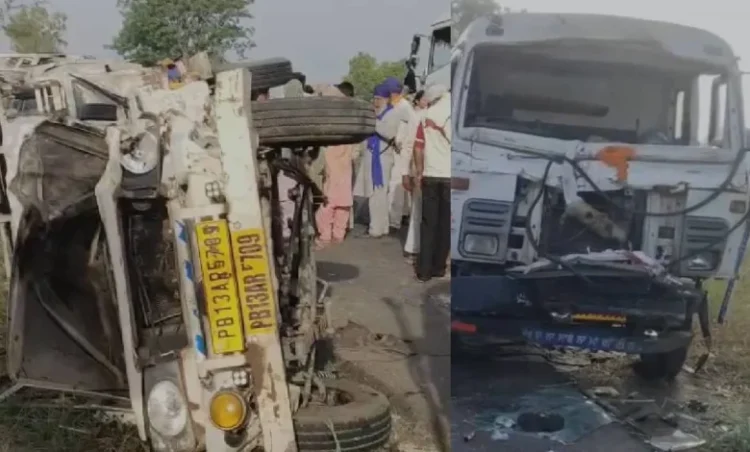 दर्दनाक सड़क हादशा: पिकअप और ट्रॉली की भीषण टक्कर में 9 लोगों की मौत, 15 से ज्यादा घायल