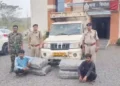 छत्तीसगढ़ में पिकअप में कटहल के आड़ में हो रही थी गांजा तस्करी, 62.85 लाख का माल जब्त, दो आरोपी गिरफ्तार