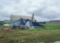 भारतीय वायुसेना का विमान AN-32 क्रैश, लैंडिंग के दौरान लगी आग; दो हिस्सों में टूटा विमान