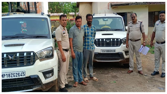 छत्तीसगढ़ में अंतर्राज्यीय डीजल चोर गिरोह का भंडाफोड़, 200 लीटर चोरी का डीजल के साथ दो आरोपी गिरफ्तार
