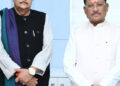 मुख्यमंत्री विष्णु देव साय से झारखंड के वित्त मंत्री राधाकृष्ण किशोर ने की सौजन्य भेंट