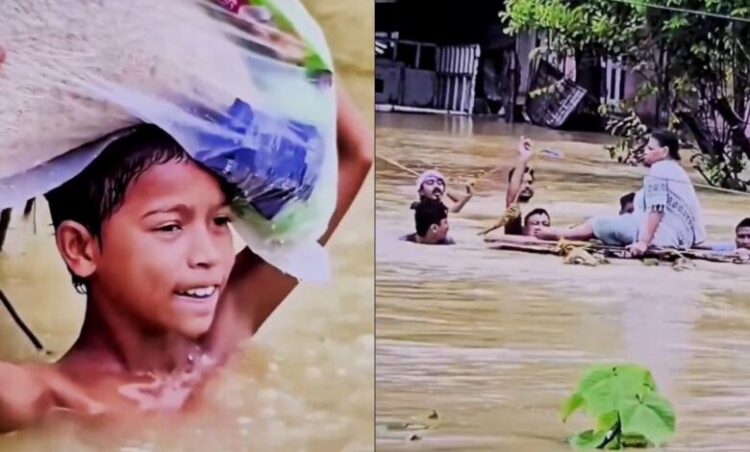 असम में बाढ़ का कहर: 810 गांव पानी में डूबे, मौतों का आंकड़ा 66 तक पहुंचा