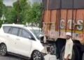 छत्तीसगढ़ बीजेपी प्रदेश अध्यक्ष किरण देव का एक्सीडेंट, हाईवे पर ट्रक से टकराई इनाेवा कार