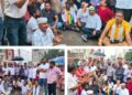 रायगढ़ कांग्रेस ने किया मोदी का पुतला दहन
