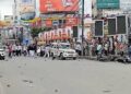 बिहार में प्रदर्शनकारी छात्रों ने फेंका बम; पुलिस की दो गाड़ियां पलटी, टीओपी प्रभारी घायल